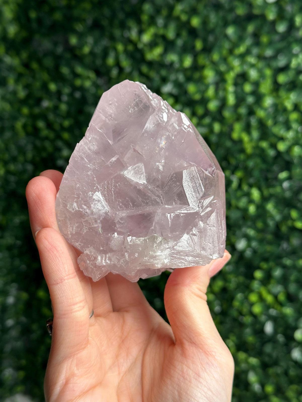 Lavender Balmat Calcite | Natural Purple Calcite Crystal | Balmat Mine New York Mineral Specimen | Collector Display Stone