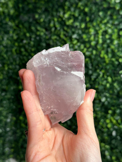 Lavender Balmat Calcite | Natural Purple Calcite Crystal | Balmat Mine New York Mineral Specimen | Collector Display Stone