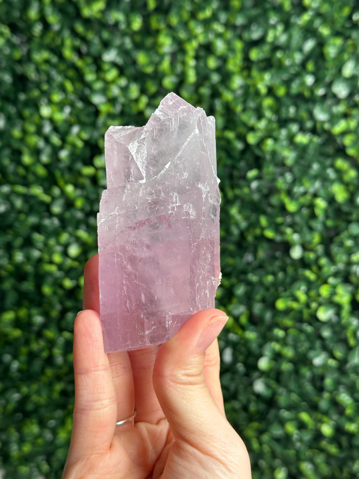 Lavender Balmat Calcite | Natural Purple Calcite Crystal | Balmat Mine New York Mineral Specimen | Collector Display Stone