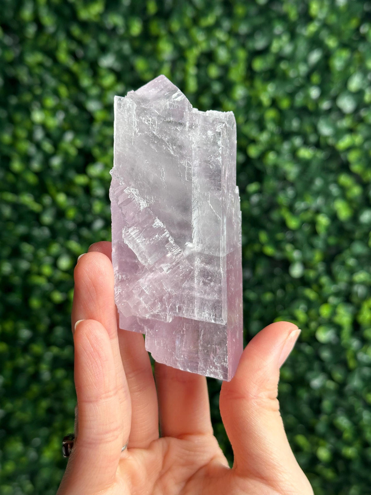 Lavender Balmat Calcite | Natural Purple Calcite Crystal | Balmat Mine New York Mineral Specimen | Collector Display Stone