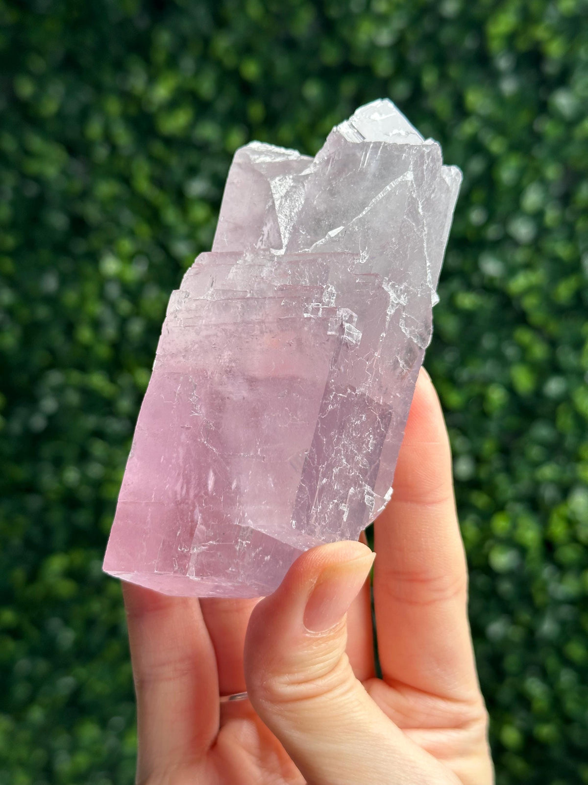 Lavender Balmat Calcite | Natural Purple Calcite Crystal | Balmat Mine New York Mineral Specimen | Collector Display Stone