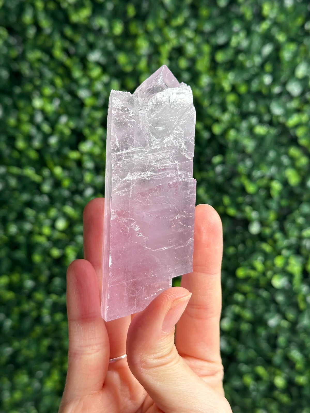 Lavender Balmat Calcite | Natural Purple Calcite Crystal | Balmat Mine New York Mineral Specimen | Collector Display Stone