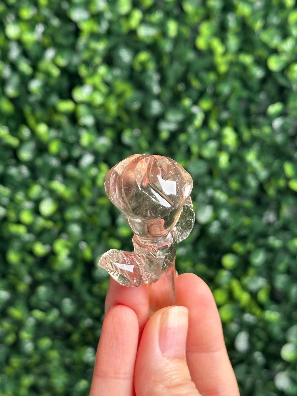 Smoky Quartz Rose Carving | Natural Brown Quartz Crystal Flower | Detailed Floral Stone Carving | Mineral Specimen Collector Display Gift