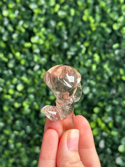 Smoky Quartz Rose Carving | Natural Brown Quartz Crystal Flower | Detailed Floral Stone Carving | Mineral Specimen Collector Display Gift