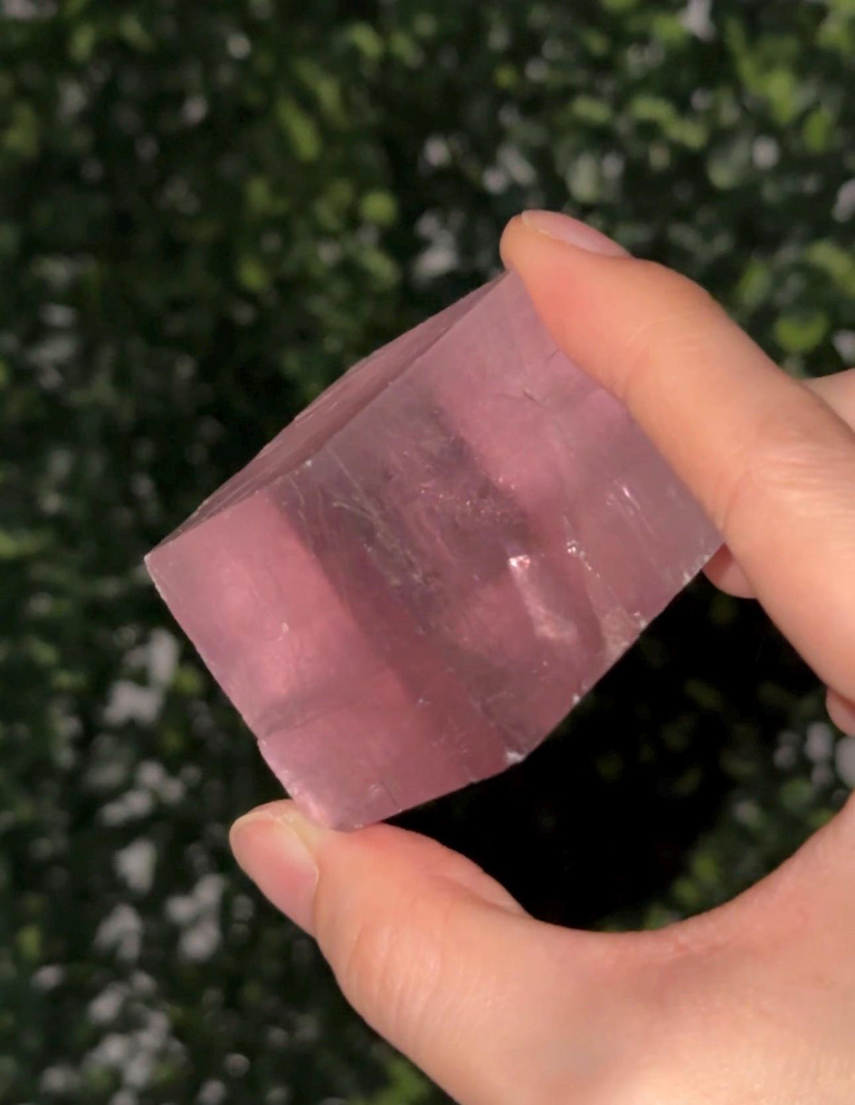 Berry Lavender Calcite from Madagascar | Natural Purple Calcite Crystal | Polished Mineral Specimen for Collectors Display Decor Accent
