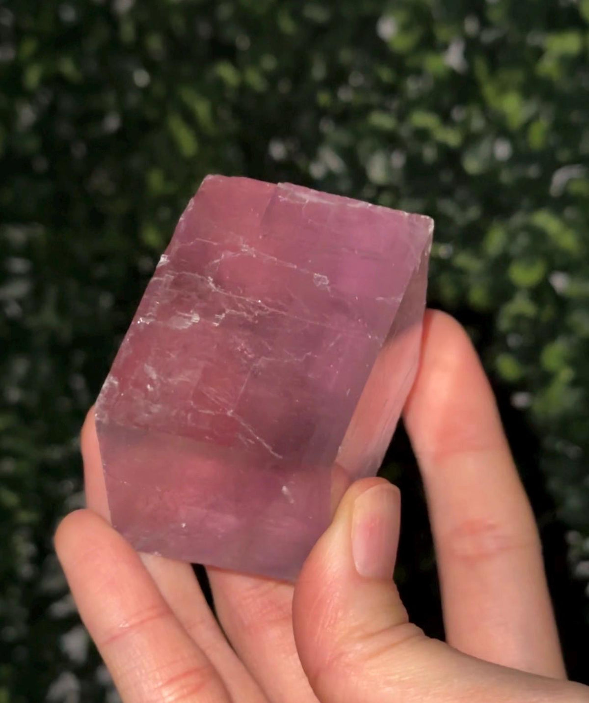 Berry Lavender Calcite from Madagascar | Natural Purple Calcite Crystal | Polished Mineral Specimen for Collectors Display Decor Accent