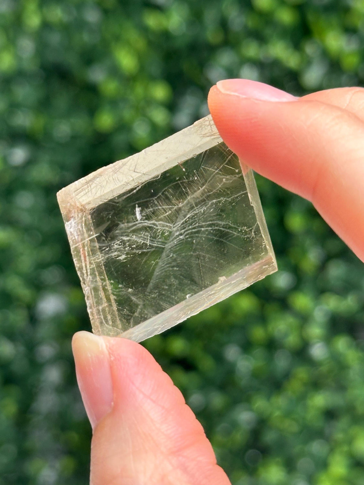 Mini Honey Calcite with Rutile Inclusions | Natural Yellow Calcite Crystal | Rutilated Mineral Specimen | Small Collector Display Stone Gift