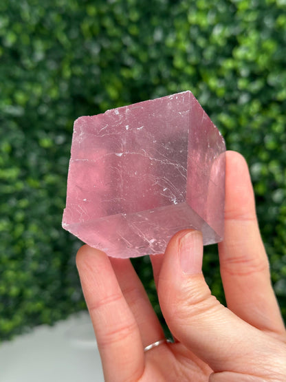 Berry Lavender Calcite from Madagascar | Natural Purple Calcite Crystal | Polished Mineral Specimen for Collectors Display Decor Accent