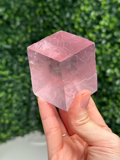 Berry Lavender Calcite from Madagascar | Natural Purple Calcite Crystal | Polished Mineral Specimen for Collectors Display Decor Accent