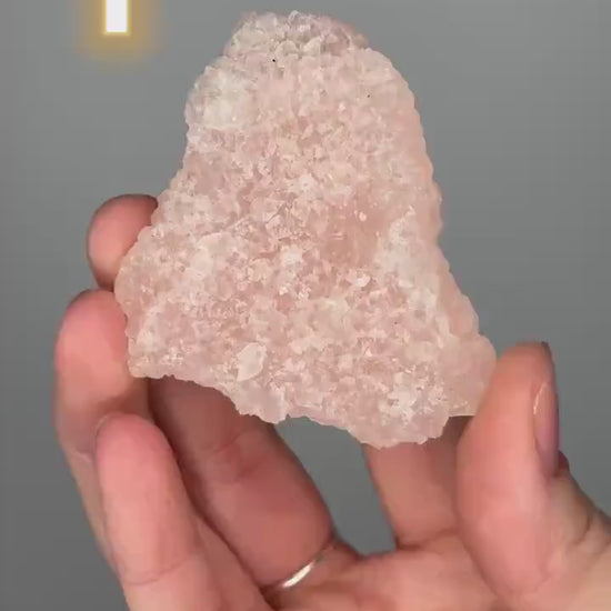 Pink Apophyllite Crust | Natural Crystal Formation | Delicate Apophyllite Growth | Unique Mineral Specimen for Display & Decor - You pick!