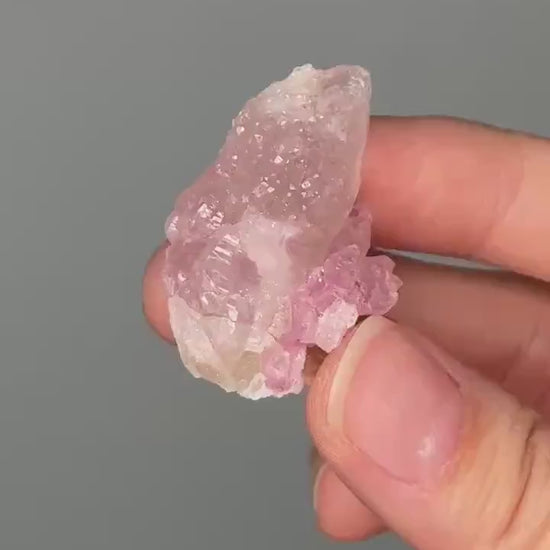 Crystallized Rose Quartz | Natural Pink Formation | Raw Sparkling Crystal | Stone of Love & Harmony | Unique Mineral Specimen