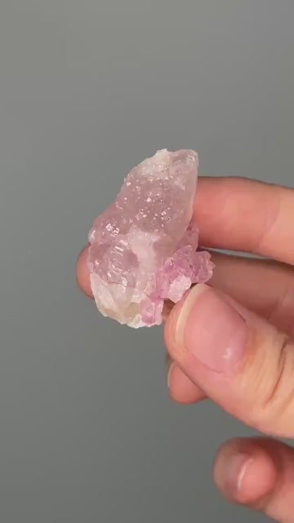 Crystallized Rose Quartz | Natural Pink Formation | Raw Sparkling Crystal | Stone of Love & Harmony | Unique Mineral Specimen