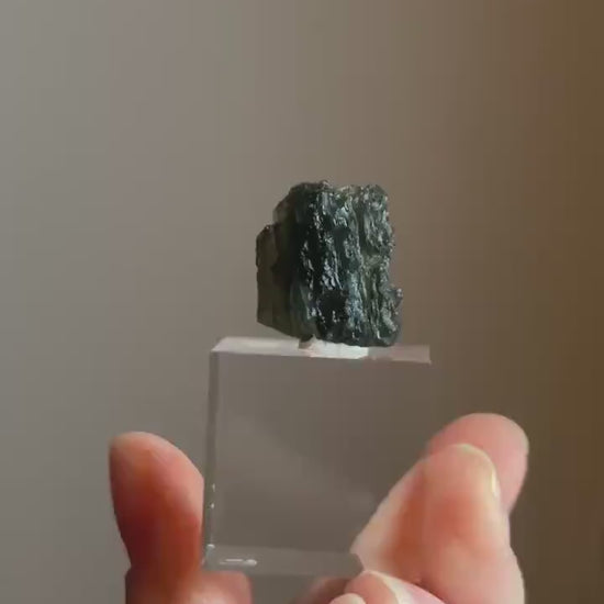 Moldavite – Authentic Tektite from Czech Republic, Powerful Transformation Crystal for Awakening, High Vibration, and Spiritual Growth