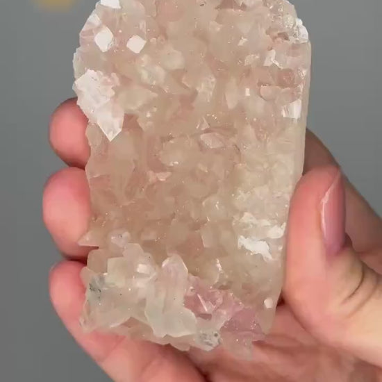Sugary Hematite-Coated Apophyllite | Sparkling Mineral Specimen | Natural Crystal Formation | Unique Apophyllite - You pick!