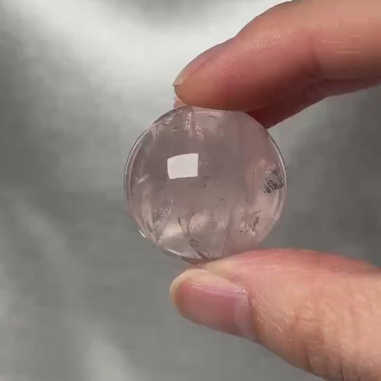 Old Stock Mozambique Rose Quartz Sphere – You Pick! Natural Crystal for Heart, Love Energy, Home Decor, or Collection Piece