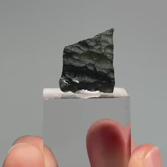 Moldavite – Authentic Tektite from Czech Republic, Powerful Transformation Crystal for Awakening, High Vibration, and Spiritual Growth