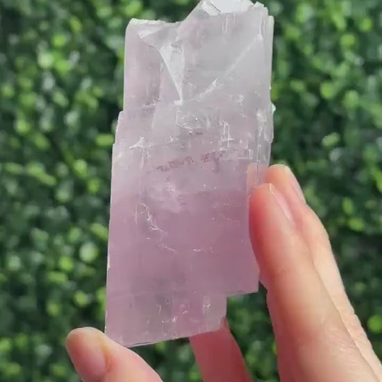 Lavender Balmat Calcite | Natural Purple Calcite Crystal | Balmat Mine New York Mineral Specimen | Collector Display Stone