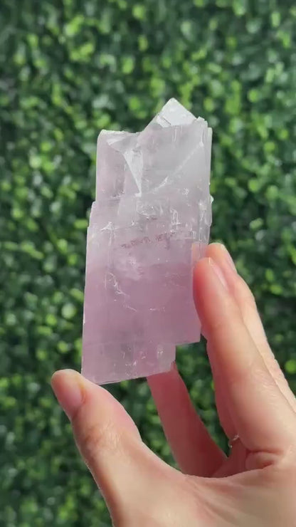 Lavender Balmat Calcite | Natural Purple Calcite Crystal | Balmat Mine New York Mineral Specimen | Collector Display Stone