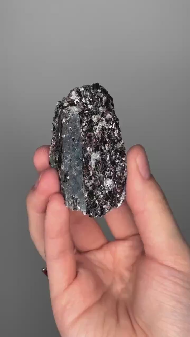 Kyanite Garnet Albite Biotite Quartz Specimen | Raw Crystal Cluster for Mineral Collectors | Energy Balance and Protection | Rare!