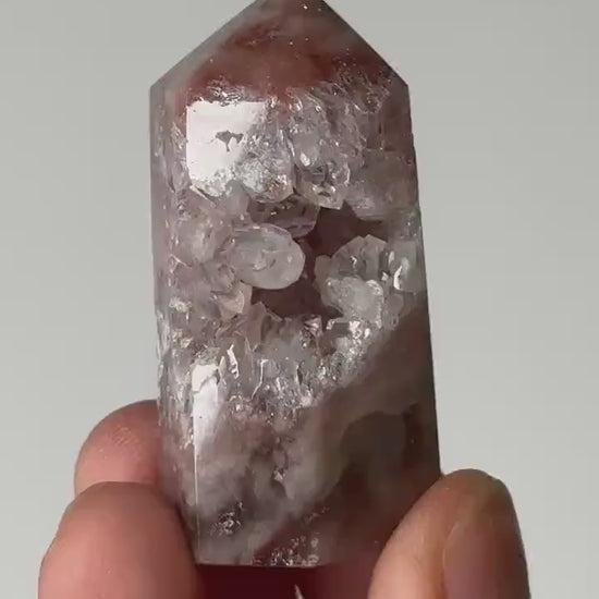 Mini Pink Amethyst Tower | Calming Crystals for Emotional Healing and Balance | Polished Point for Gift or Display