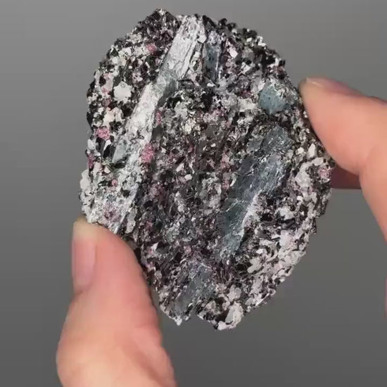 Kyanite Garnet Albite Biotite Quartz Specimen | Raw Crystal Cluster for Mineral Collectors | Energy Balance and Protection | Rare!