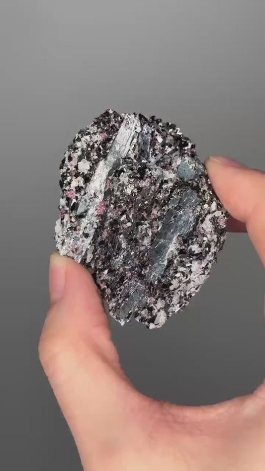 Kyanite Garnet Albite Biotite Quartz Specimen | Raw Crystal Cluster for Mineral Collectors | Energy Balance and Protection | Rare!