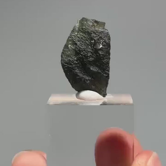 Moldavite – Authentic Tektite from Czech Republic, Powerful Transformation Crystal for Awakening, High Vibration, and Spiritual Growth