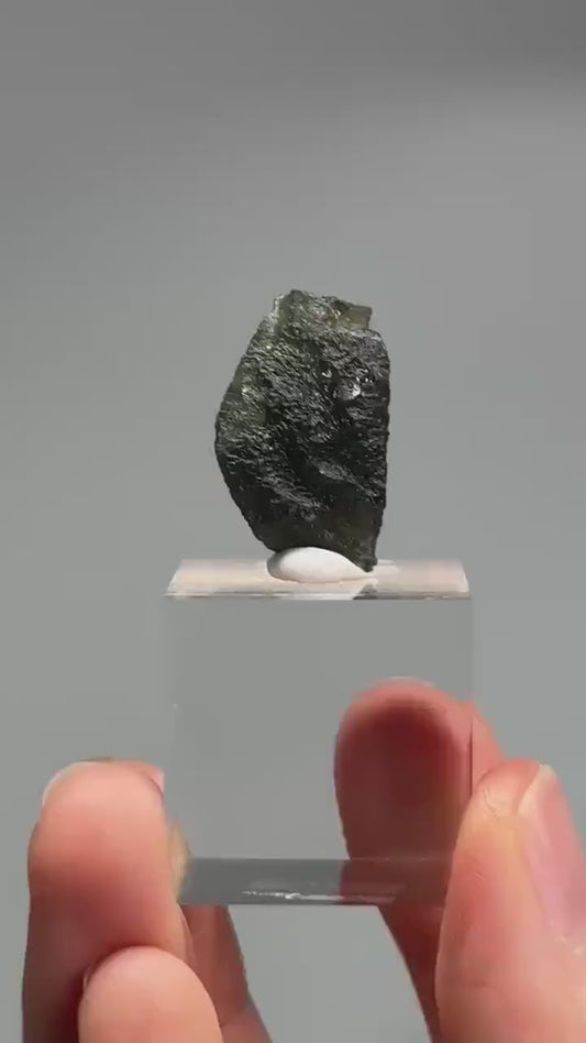 Moldavite – Authentic Tektite from Czech Republic, Powerful Transformation Crystal for Awakening, High Vibration, and Spiritual Growth