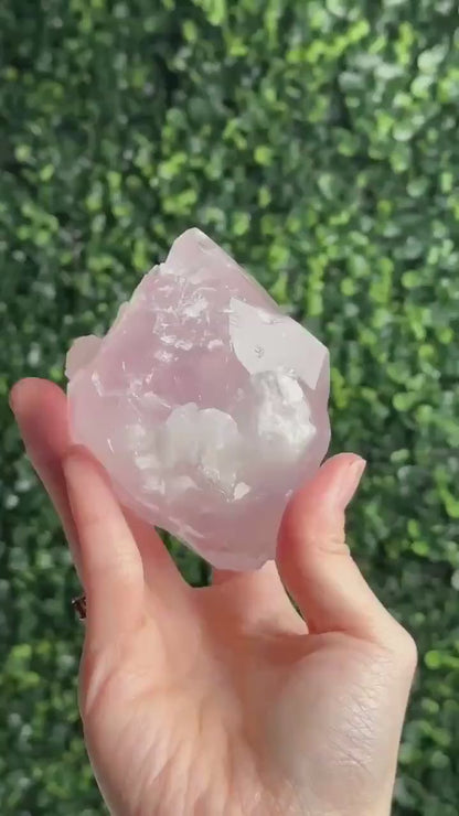 Lavender Balmat Calcite | Natural Purple Calcite Crystal | Balmat Mine New York Mineral Specimen | Collector Display Stone